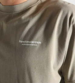 New Amsterdam Surf Association Seal Logo Tee Seneca Rock