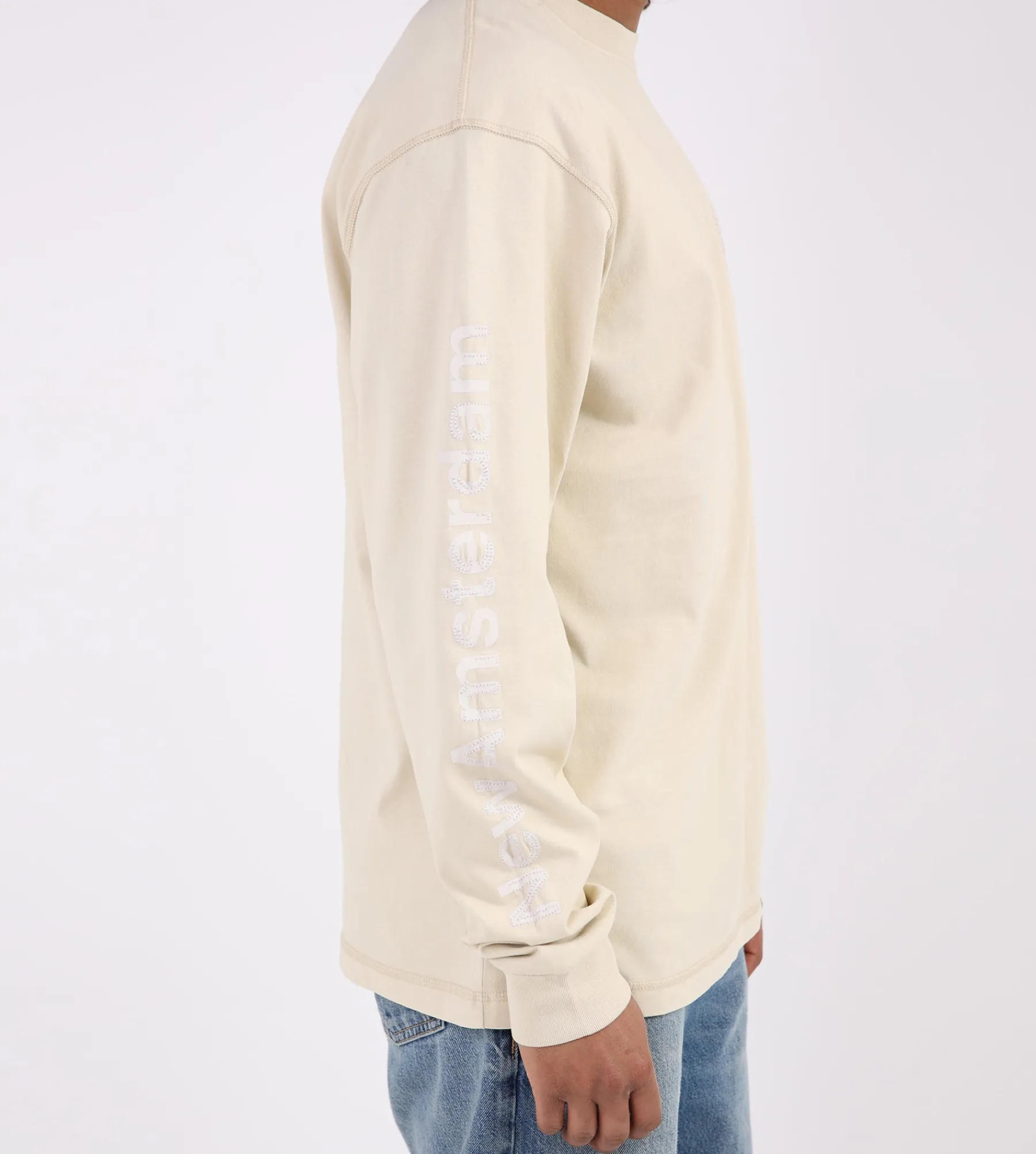 New Amsterdam Surf Association Logo Longsleeve Washed Embro Seneca Rock