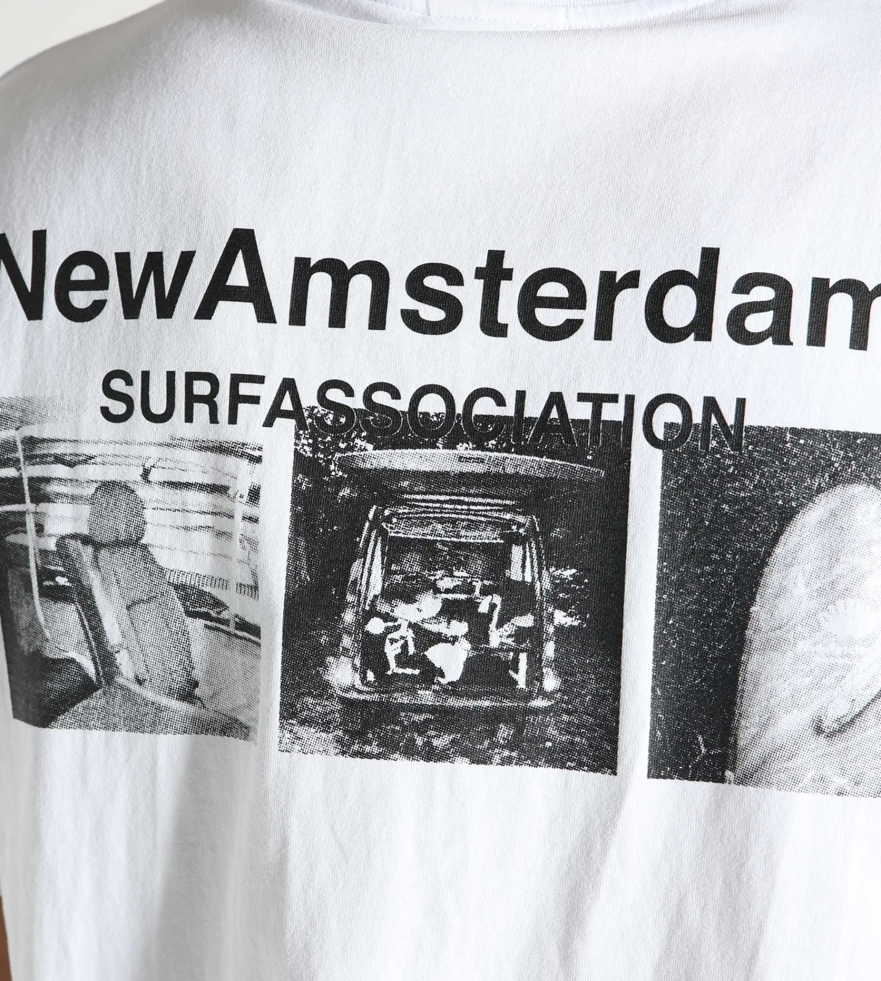 New Amsterdam Surf Association Photo Print Tee White