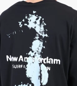 New Amsterdam Surf Association Seahorse Longsleeve Black