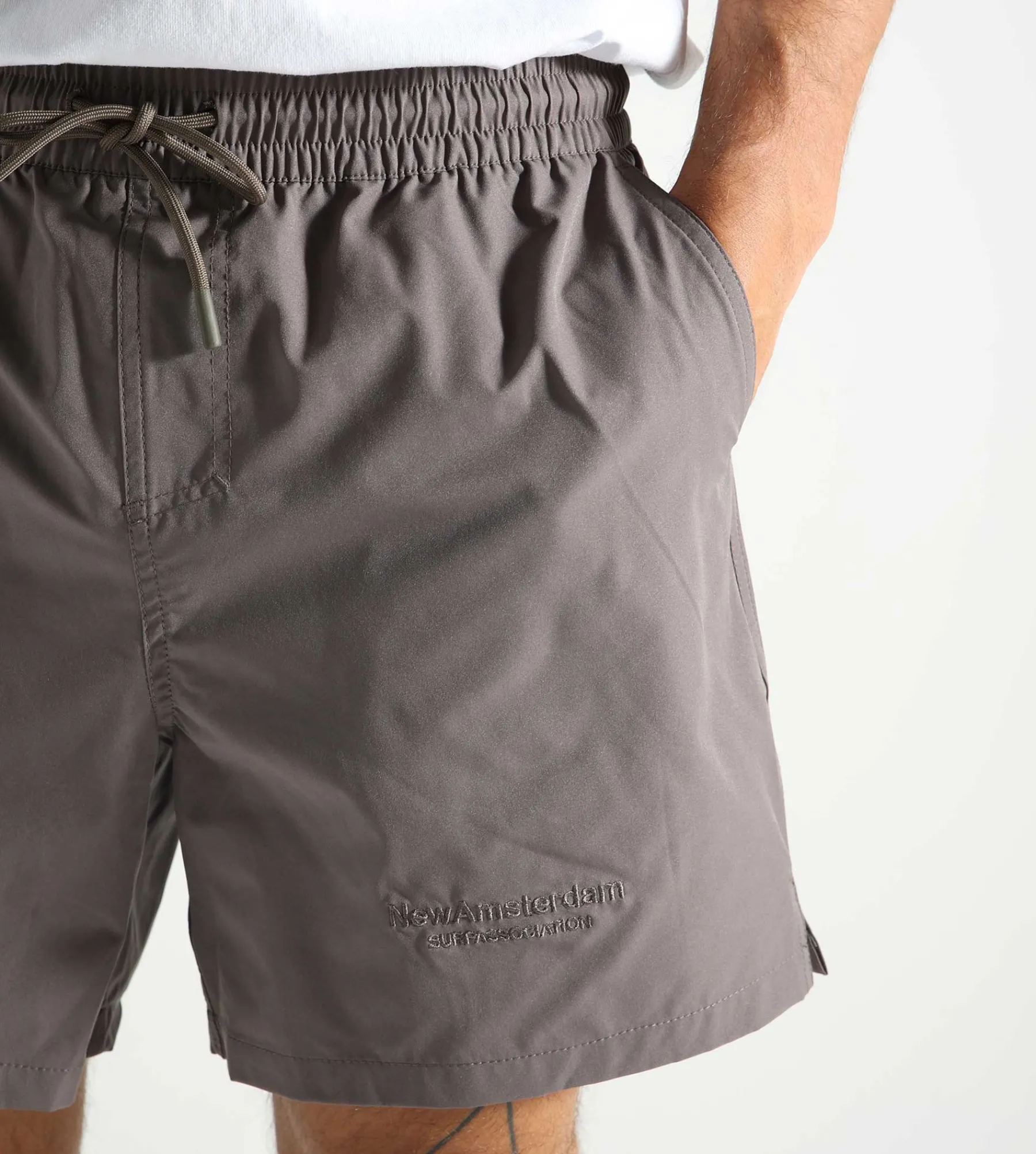New Amsterdam Surf Association Logo Boardshorts Grey