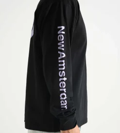 New Amsterdam Surf Association Logo Longsleeve Black Purple