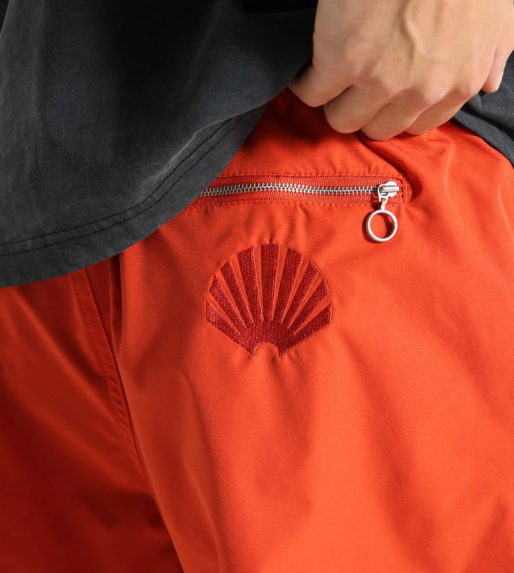 New Amsterdam Surf Association Logo Boardshorts Red