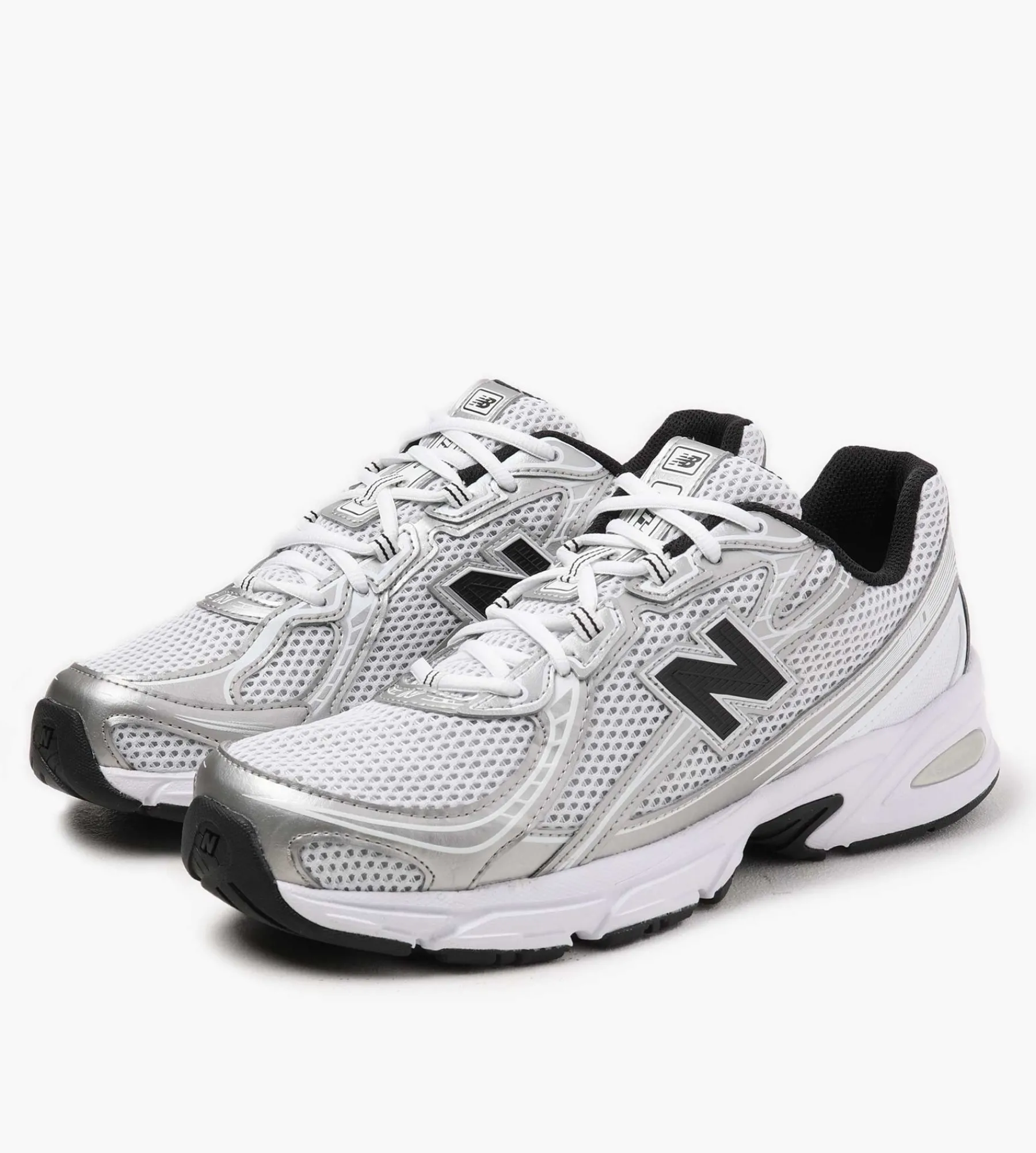 New Balance U740NW2 White Silver Metallic Black