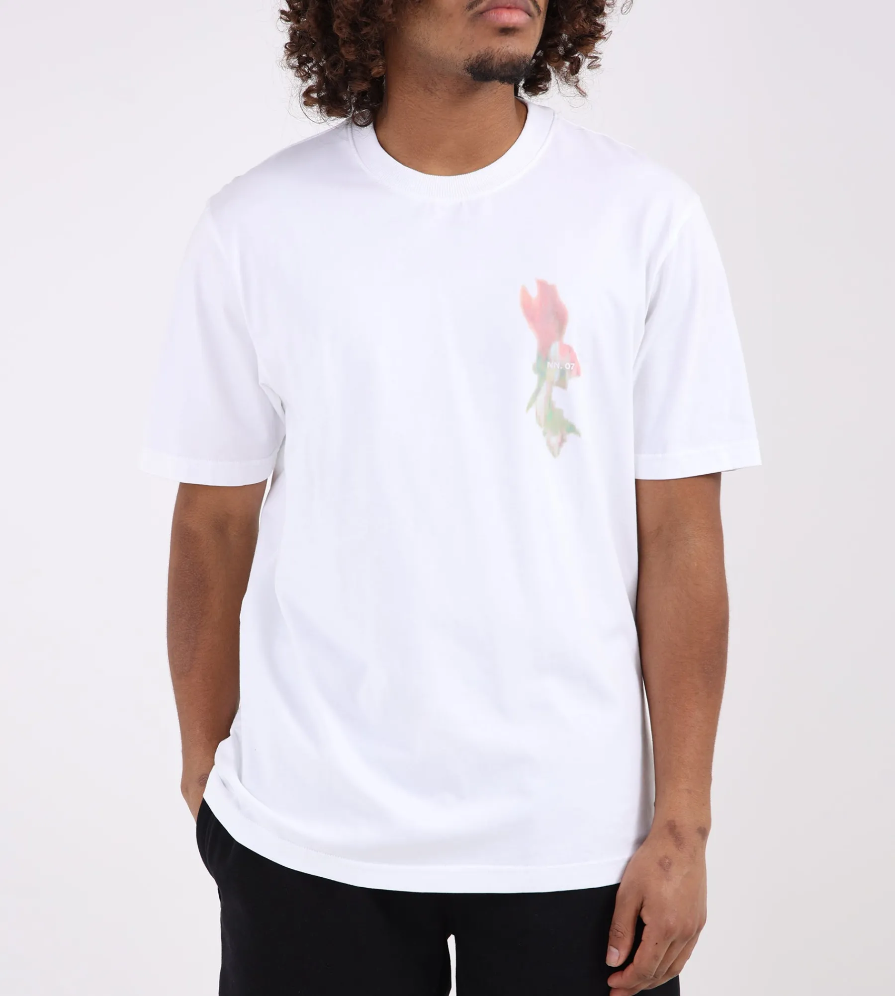 NN.07 Adam Print Tee 3209 Multi Colour Print