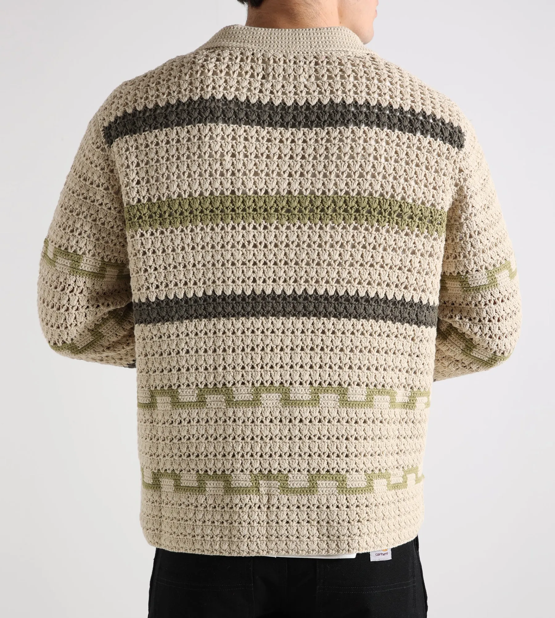 NN.07 Frank Crochet 6693 Green Stripe