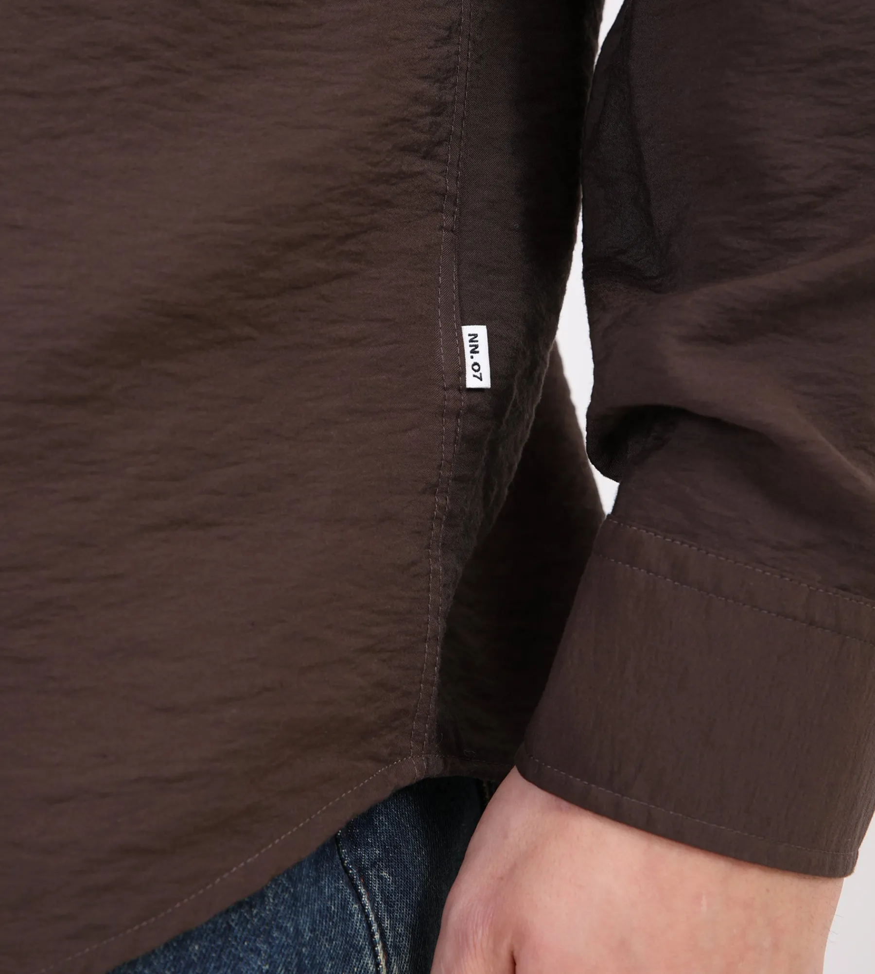 NN.07 Freddy Shirt No Pkt 5971 Demitasse