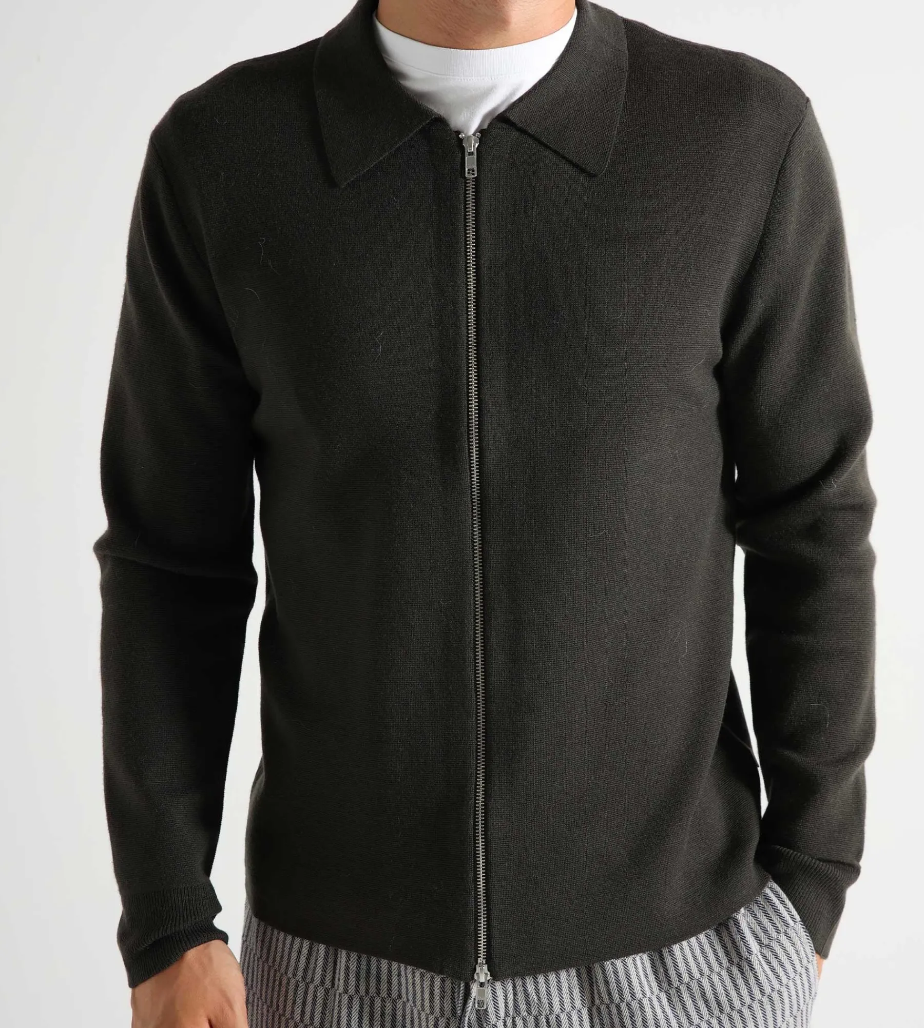 NN.07 Harald Full Zip 6530 Dark Army