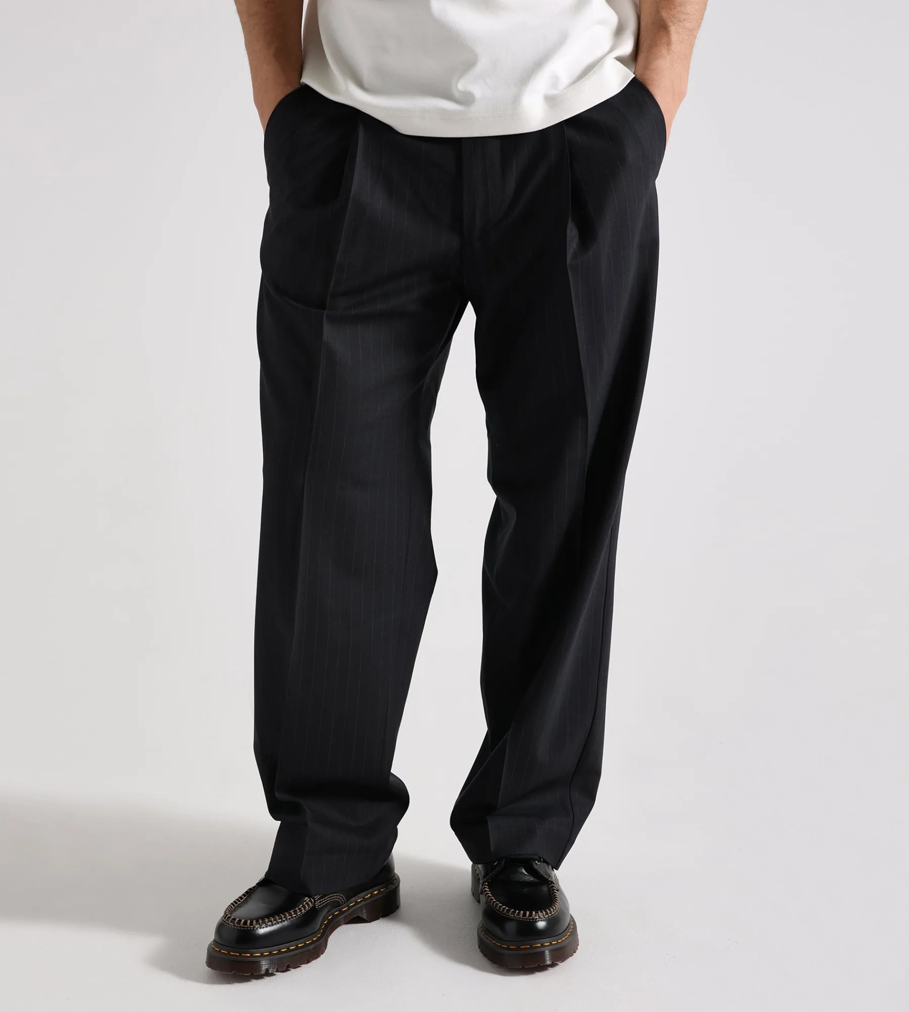 NN.07 Kay Trousers 1088 Navy Stripe