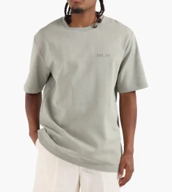 NN.07 Nat Logo Tee 3457 Sage Green