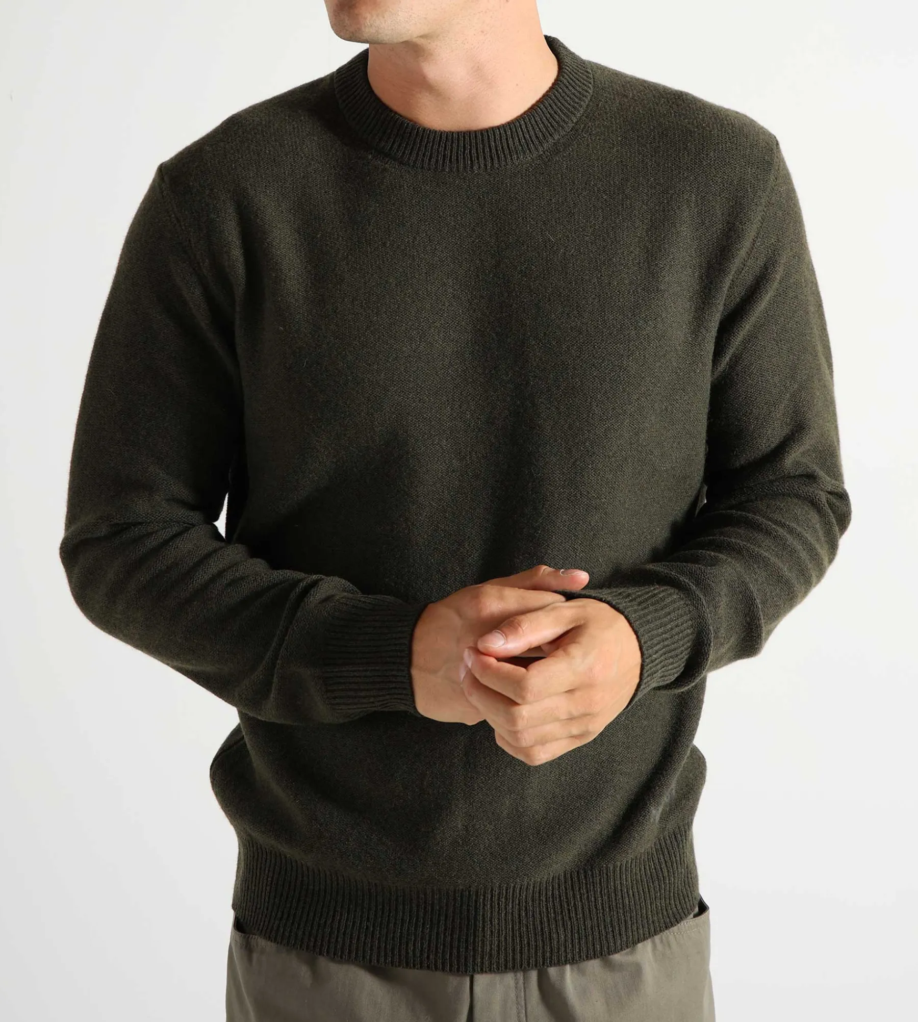 NN.07 Nigel Knit 6585 Dark Army