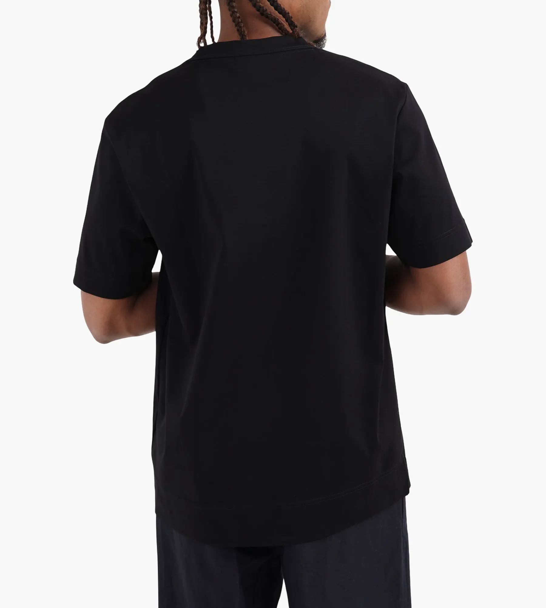 NN.07 Pedro EMB Tee 3525 Black