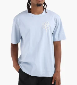 NN.07 Pedro EMB Tee 3525 Winter Sky