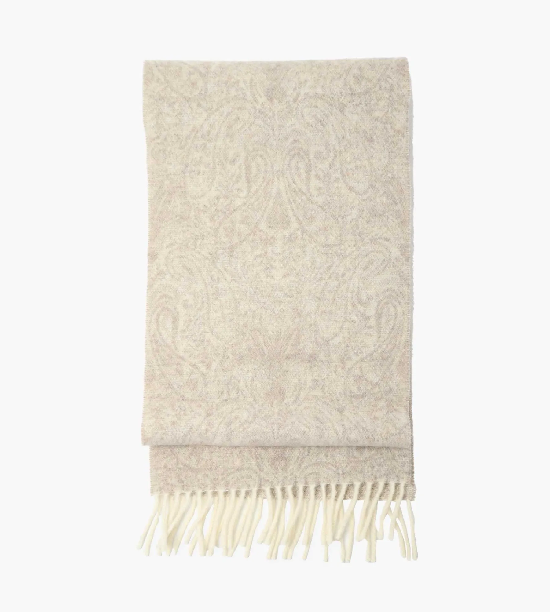 NN.07 Scarf Two 9014 Ecru Print