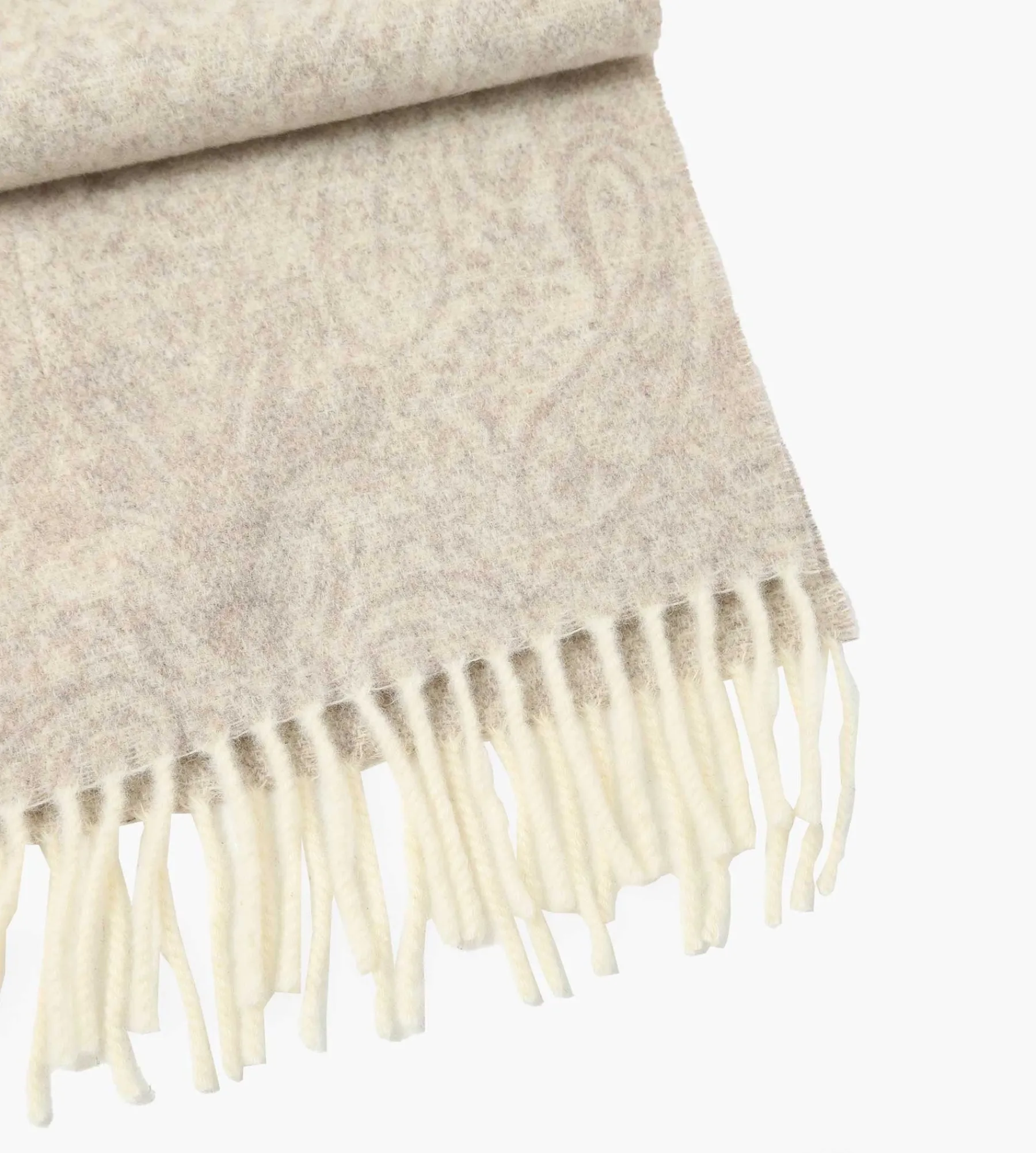 NN.07 Scarf Two 9014 Ecru Print