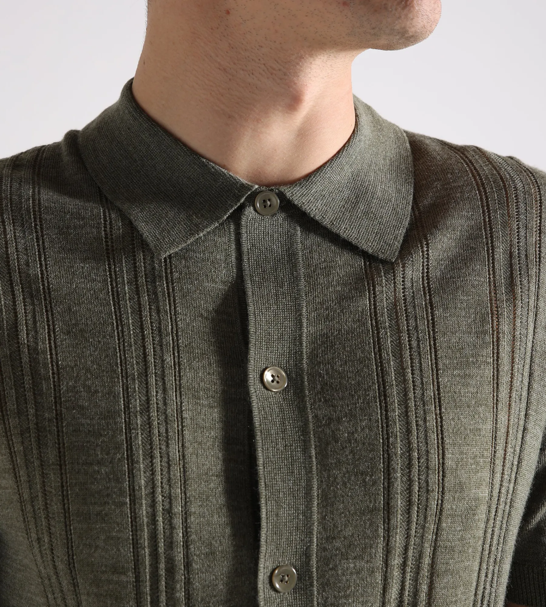 NN.07 Thor SS Cardigan 6584 Capers