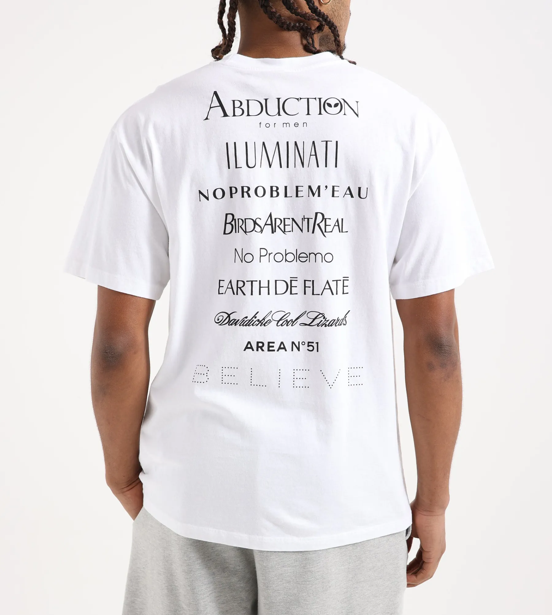 No Problemo Eau De Problemo Tee White Black