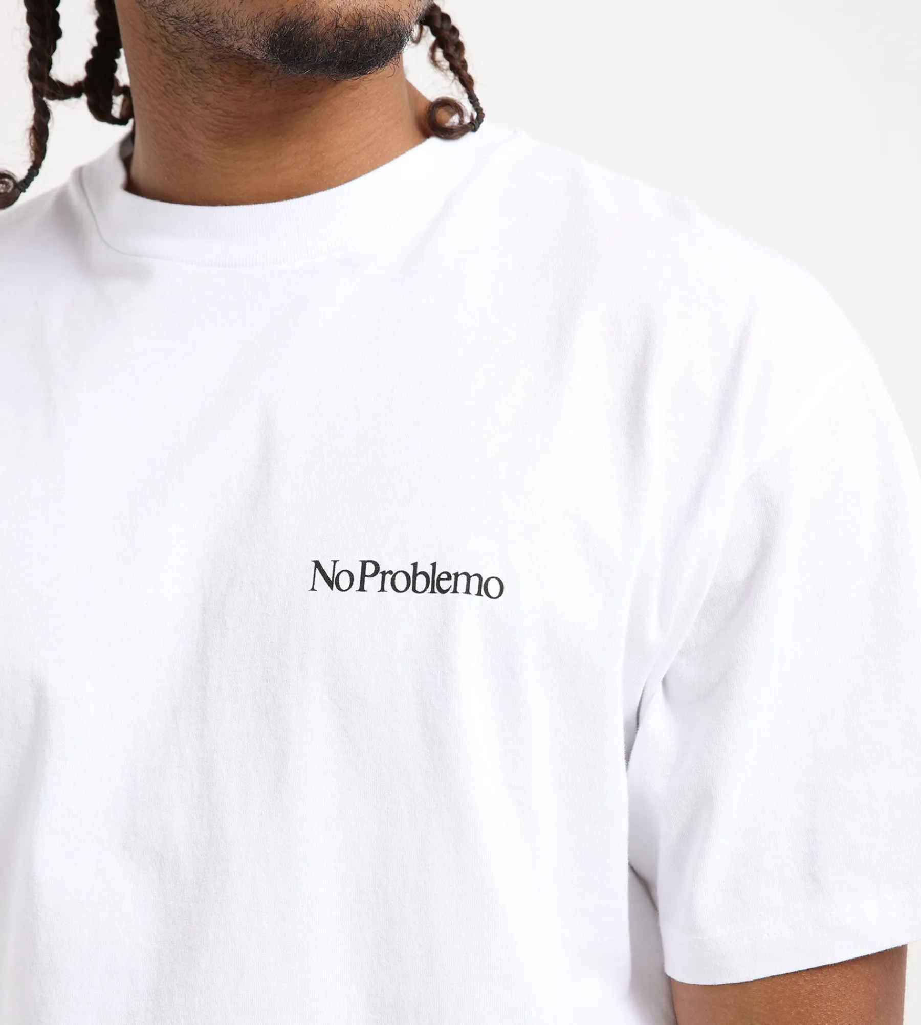 No Problemo Eau De Problemo Tee White Black