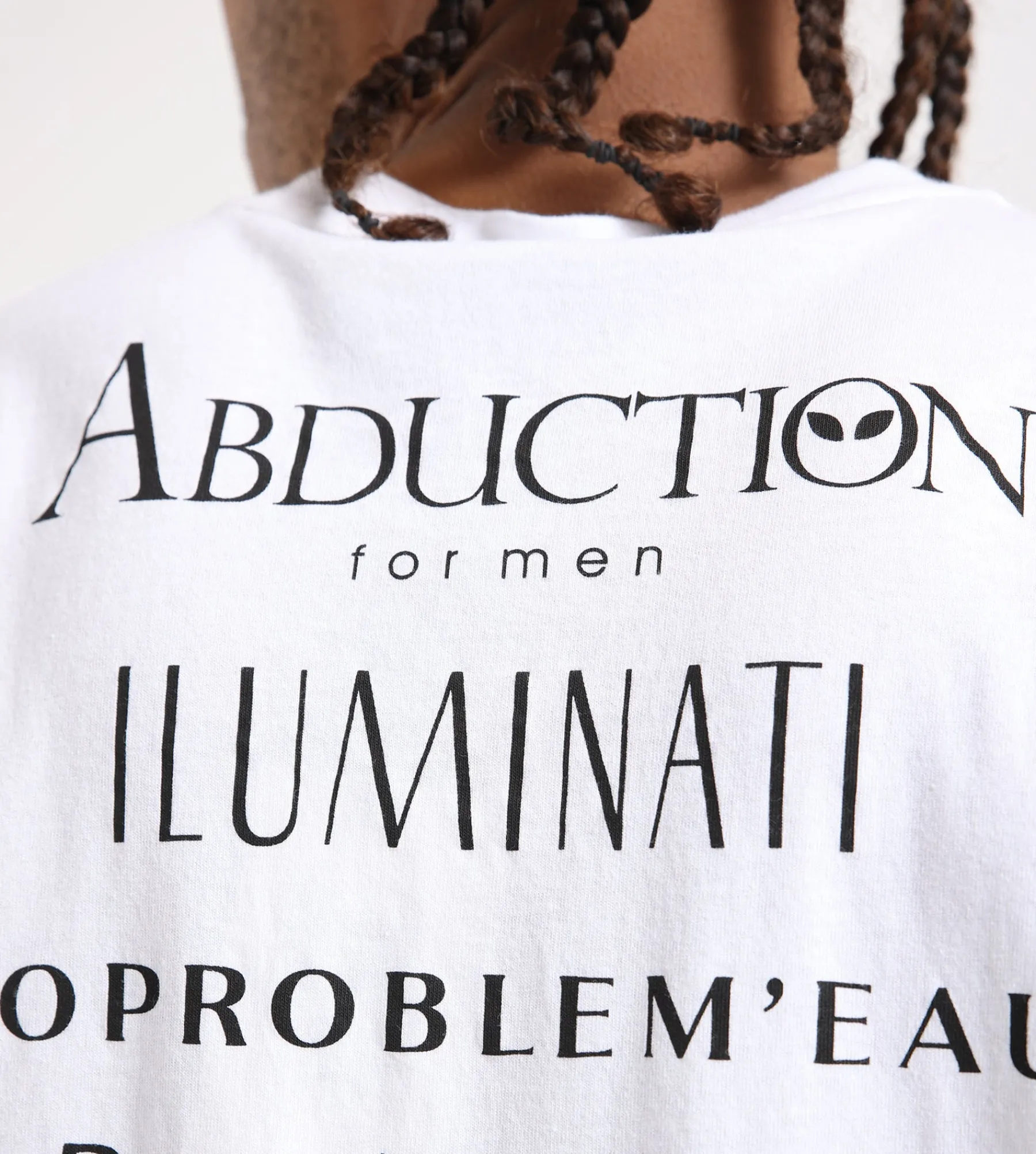 No Problemo Eau De Problemo Tee White Black