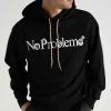 No Problemo Funghi Problemo Hoodie Black Burgundy