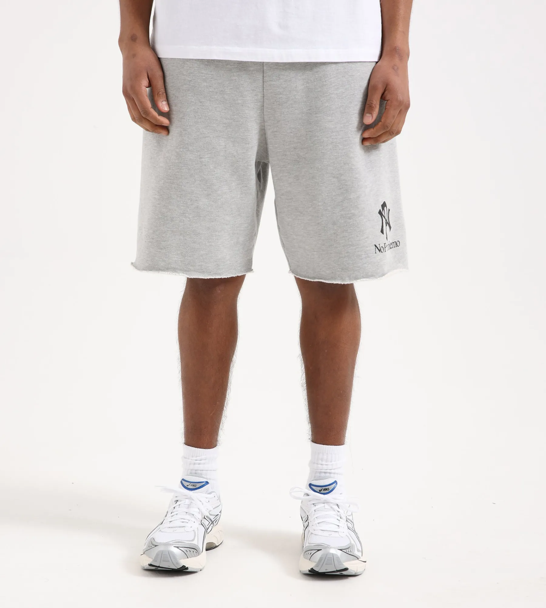 No Problemo NYP Sweatshort Grey Marl Blue