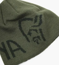Norrøna /29 Merinoull Logo Beanie Olive Night Melange