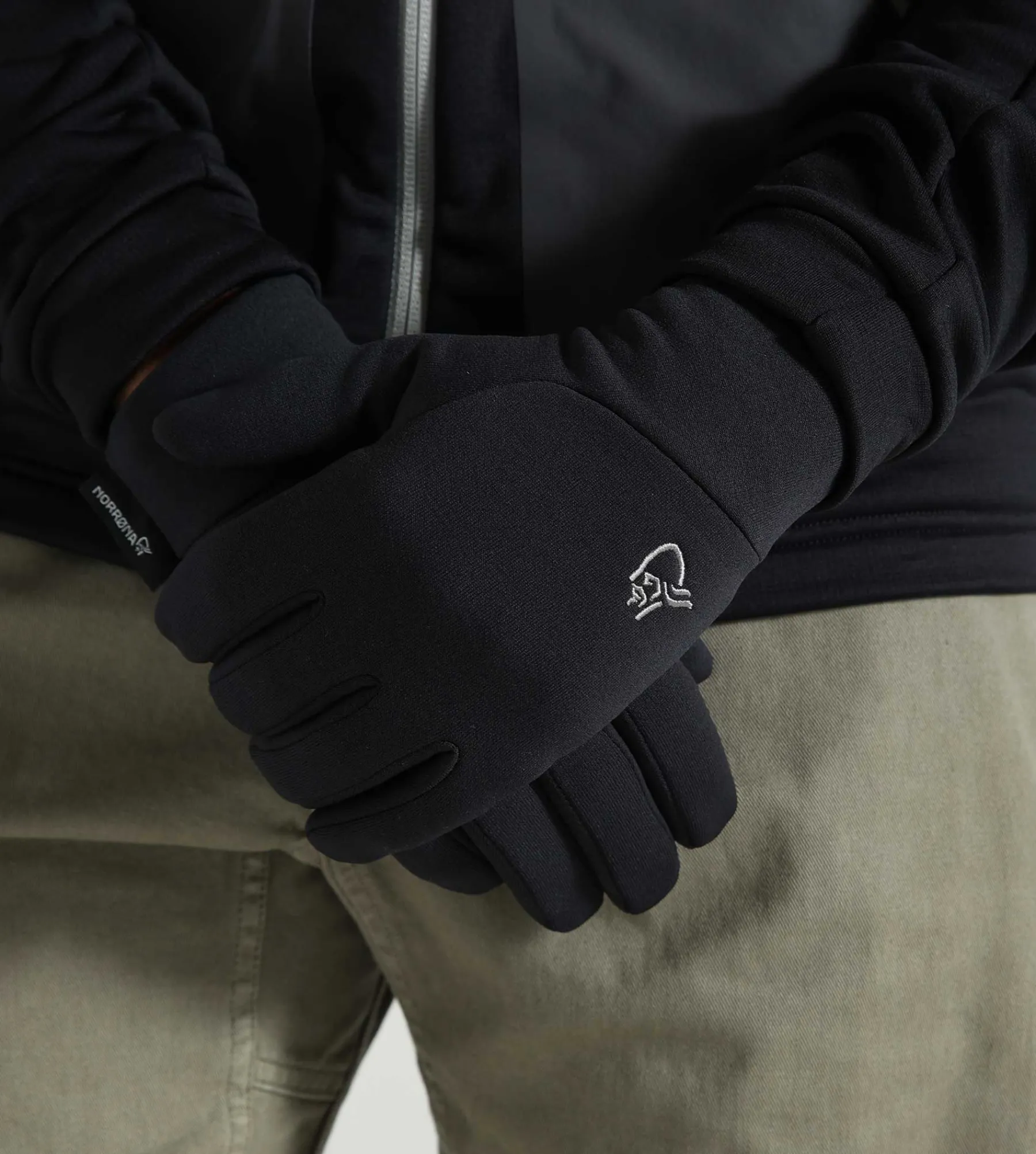 Norrøna /29 Powerstretch Gloves Caviar Black