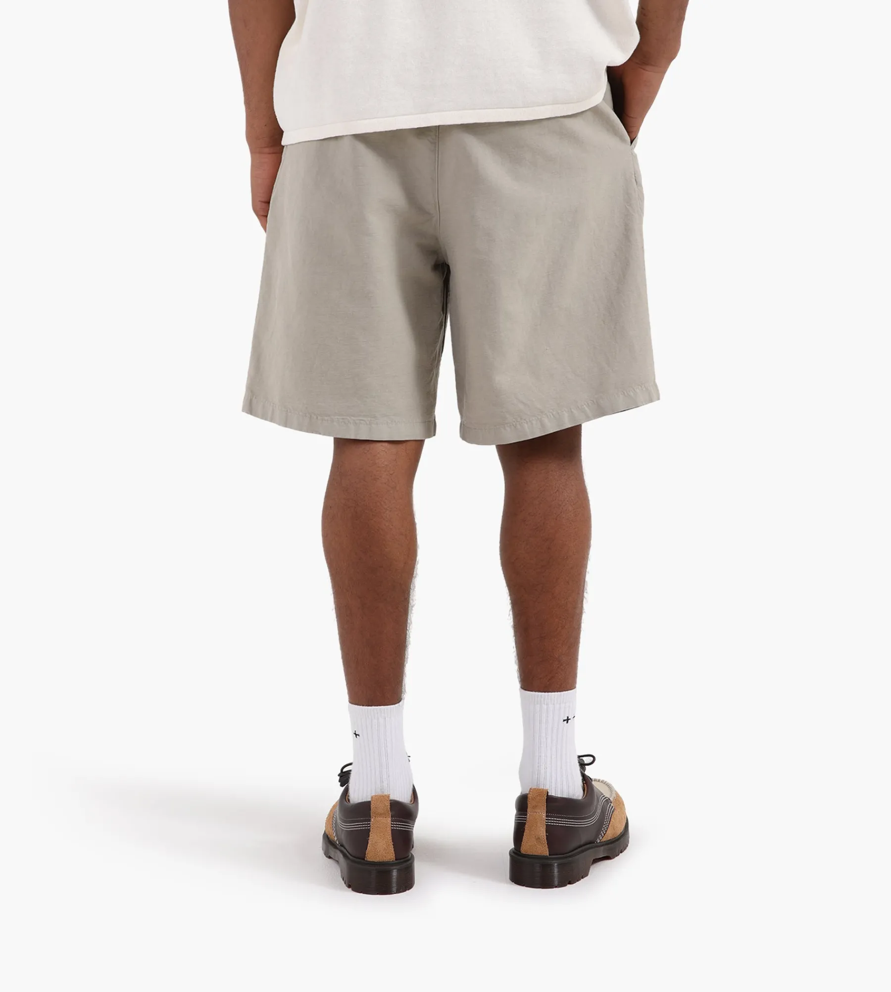 Norse Projects Benn Cotton Linen Shorts Clay