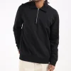 Norse Projects Ketel Relaxed Organic Half Zip Black