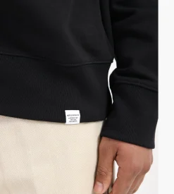 Norse Projects Ketel Relaxed Organic Half Zip Black