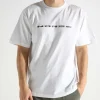 Norse Projects Simon Loose Organic Brush Bevel Logo T-Shirt White
