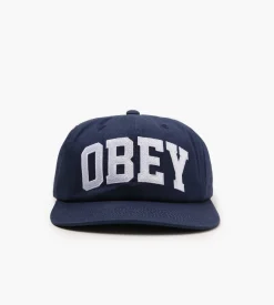 Obey Collegiate 6 Panel Strapback Mild Navy