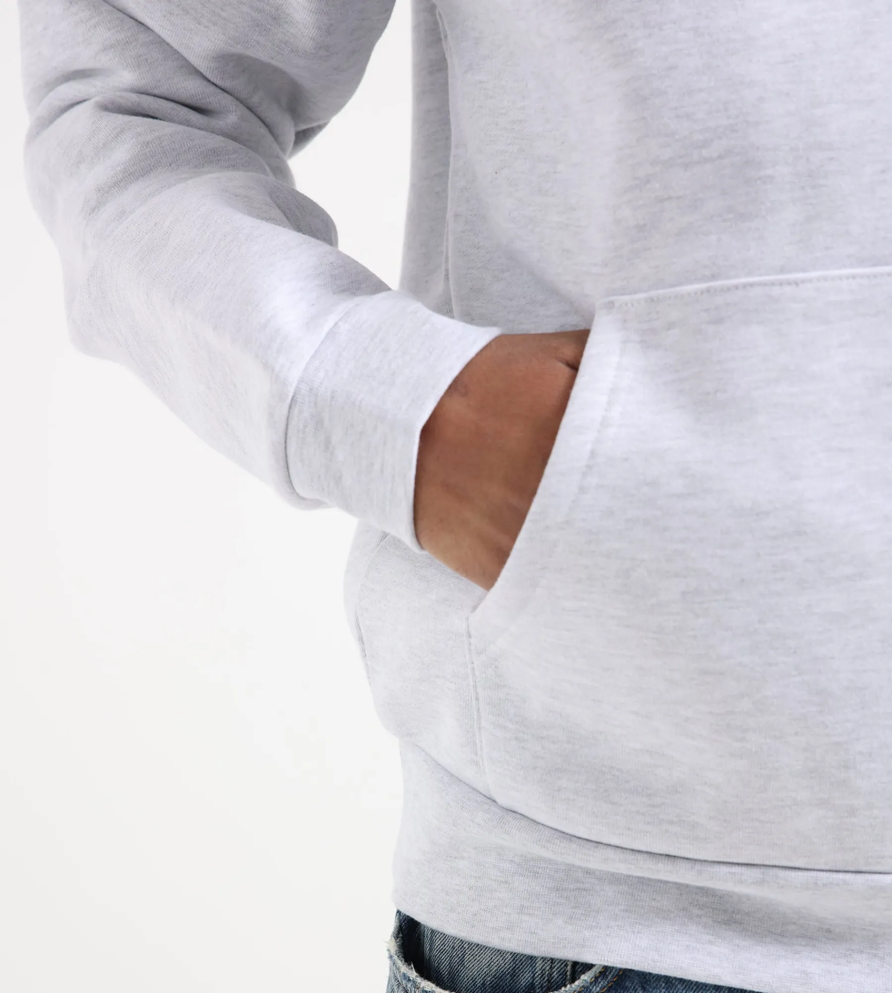 Obey Collegiate Extra Heavy Hoodie II Ash Grey