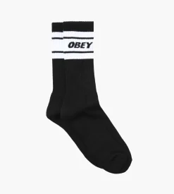 Obey Cooper II Socks Black White