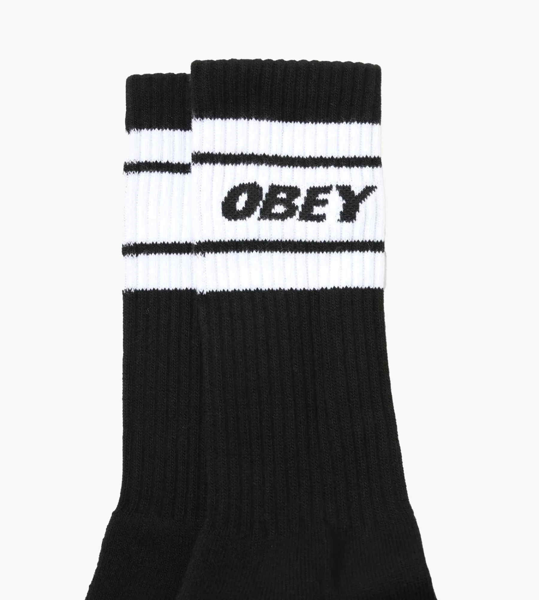 Obey Cooper II Socks Black White