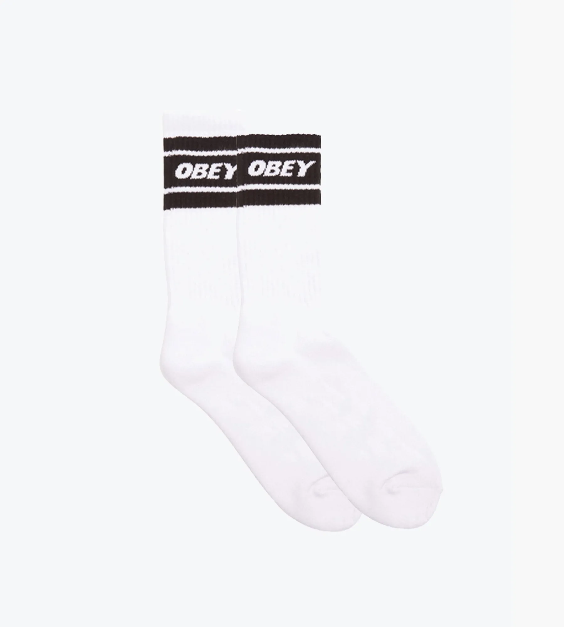 Obey Cooper II Socks White Black