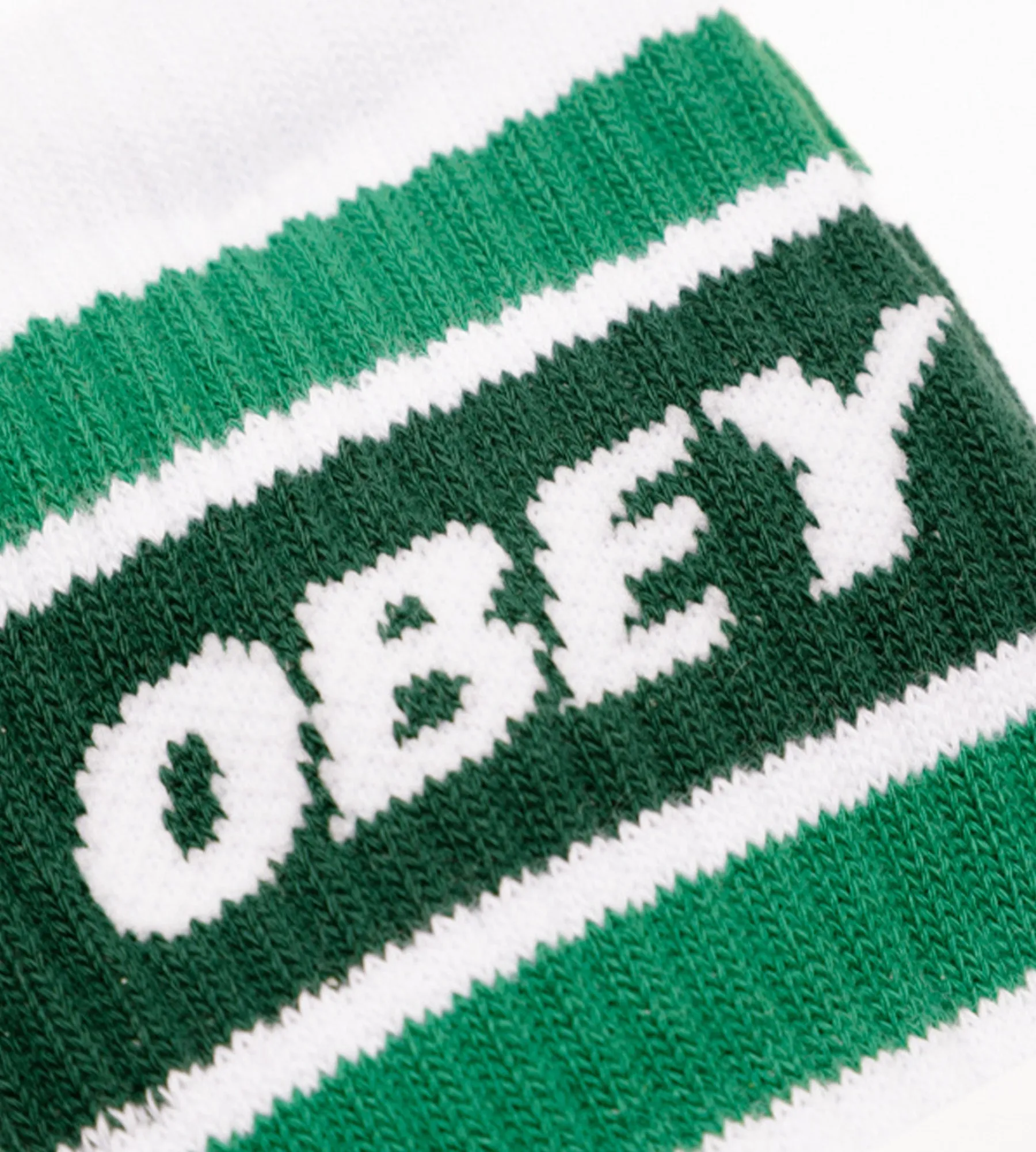 Obey Cooper II Socks White Green