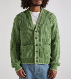 Obey Ethan Cardigan Matcha Multi
