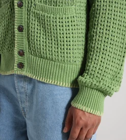 Obey Ethan Cardigan Matcha Multi