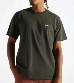Obey Lowercase Pigment T-shirt Pigment Rosin