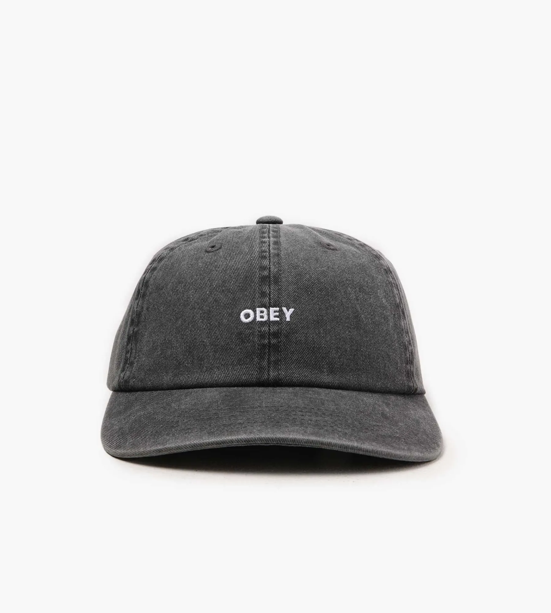 Obey Pigment Bold 6 Panel Strapback Pigment Black