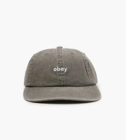 Obey Pigment Bold 6 Panel Strapback Pigment Olive