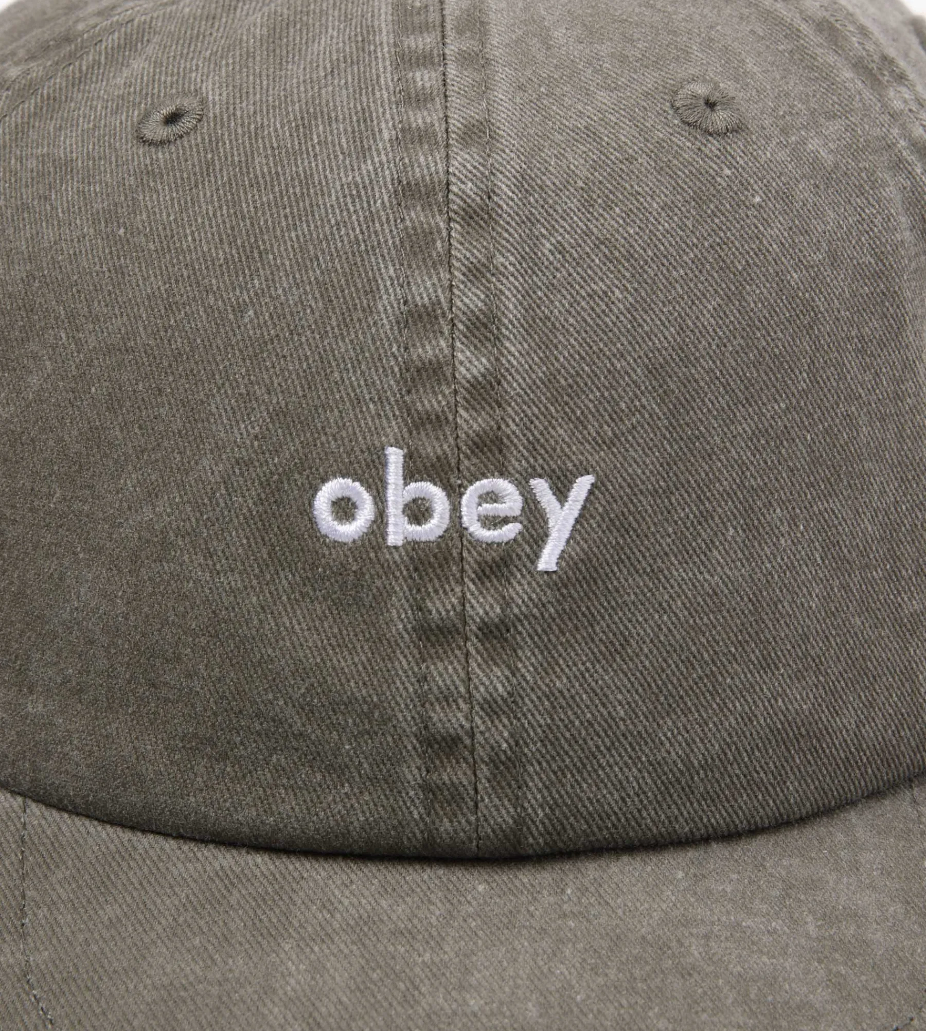 Obey Pigment Bold 6 Panel Strapback Pigment Olive