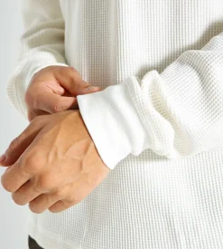 Obey Pressure Thermal Longe Sleeve Blanc De Blanc