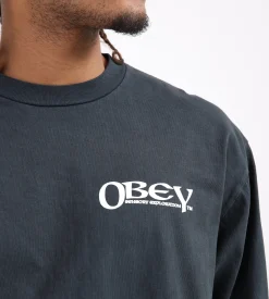 Obey Sensory Exploration Longsleeve Pigment True Vintage Black