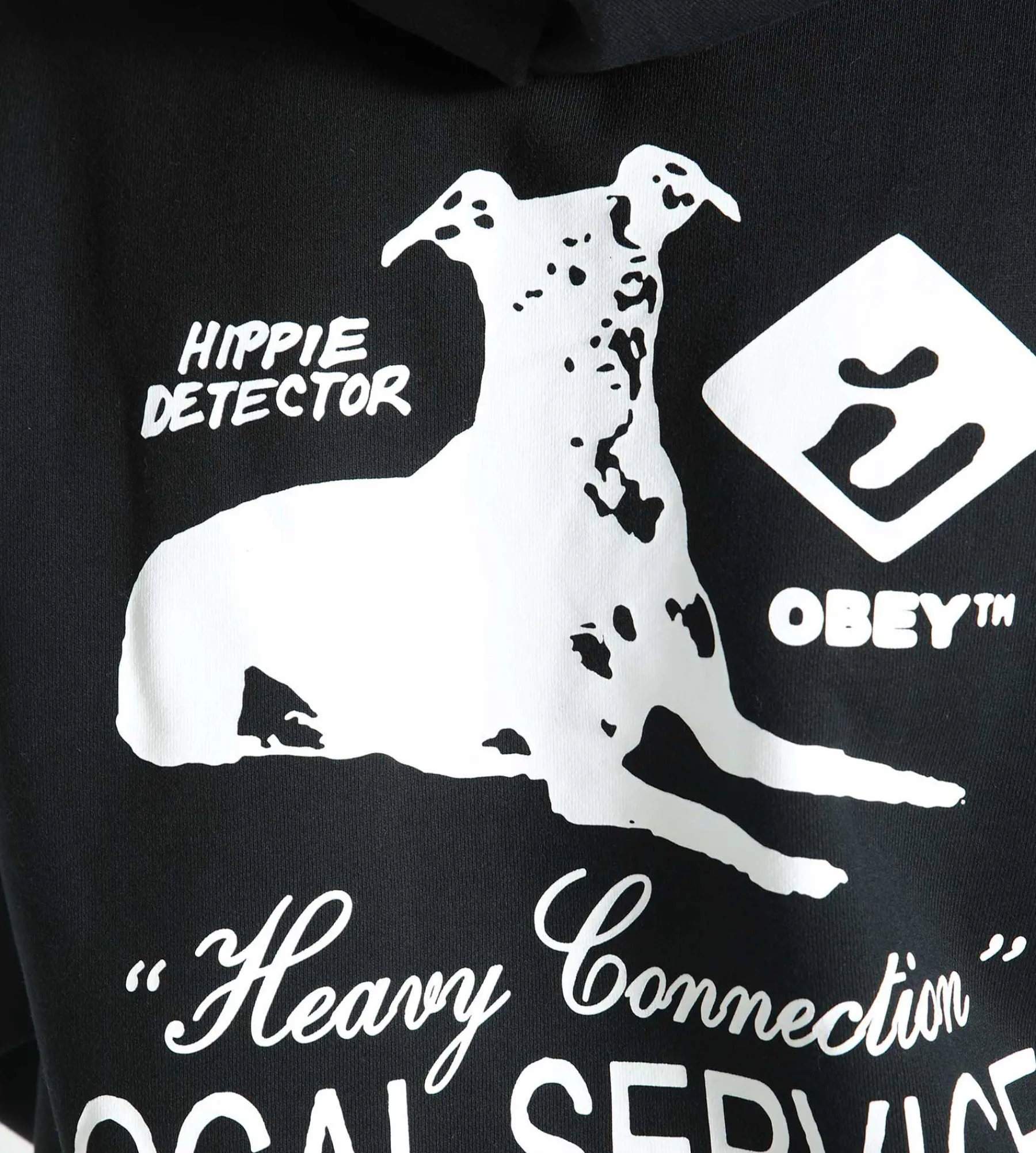 Obey Services Extra Heavy Hood Black