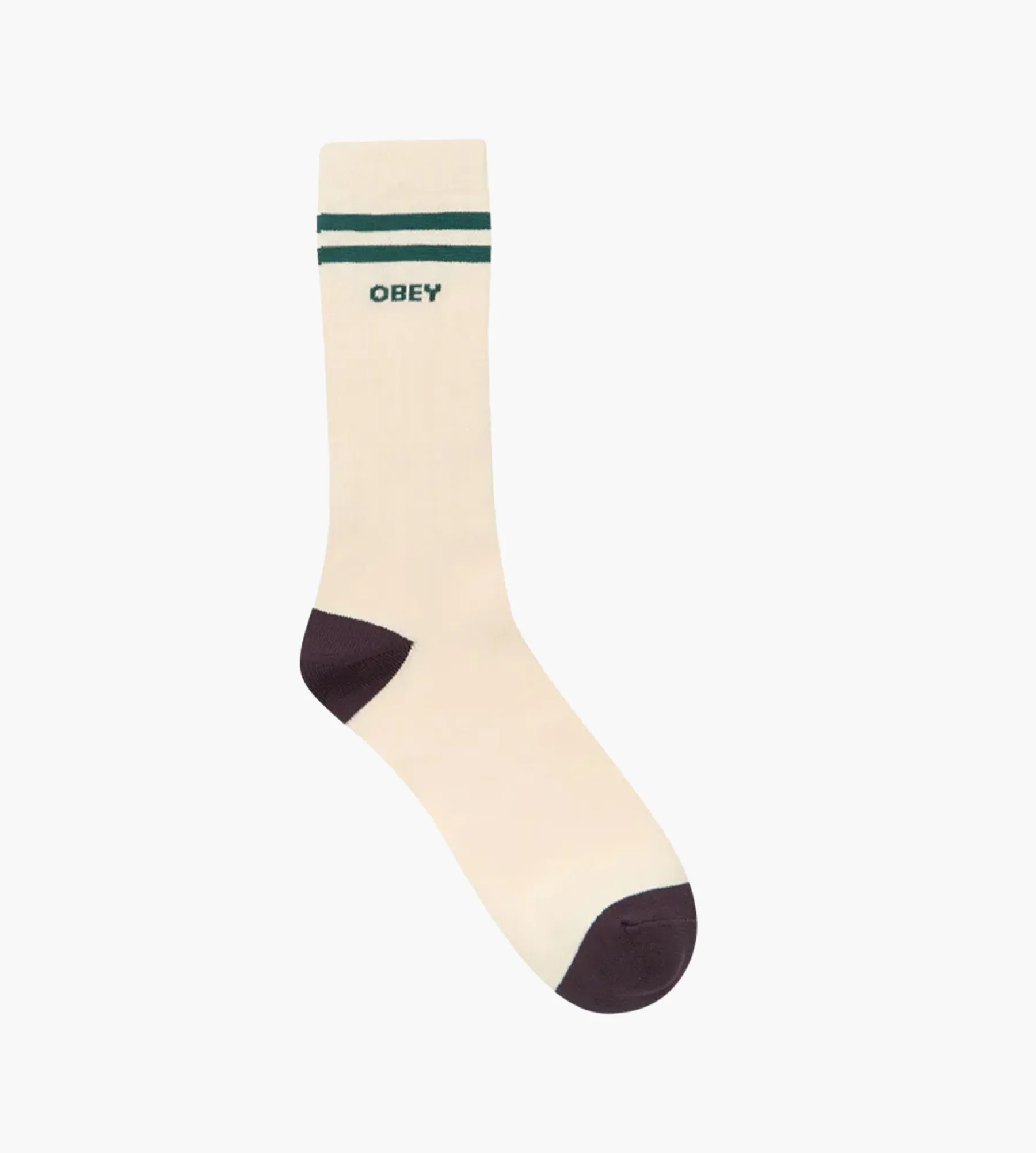 Obey Soccer Socks Unbleached Green