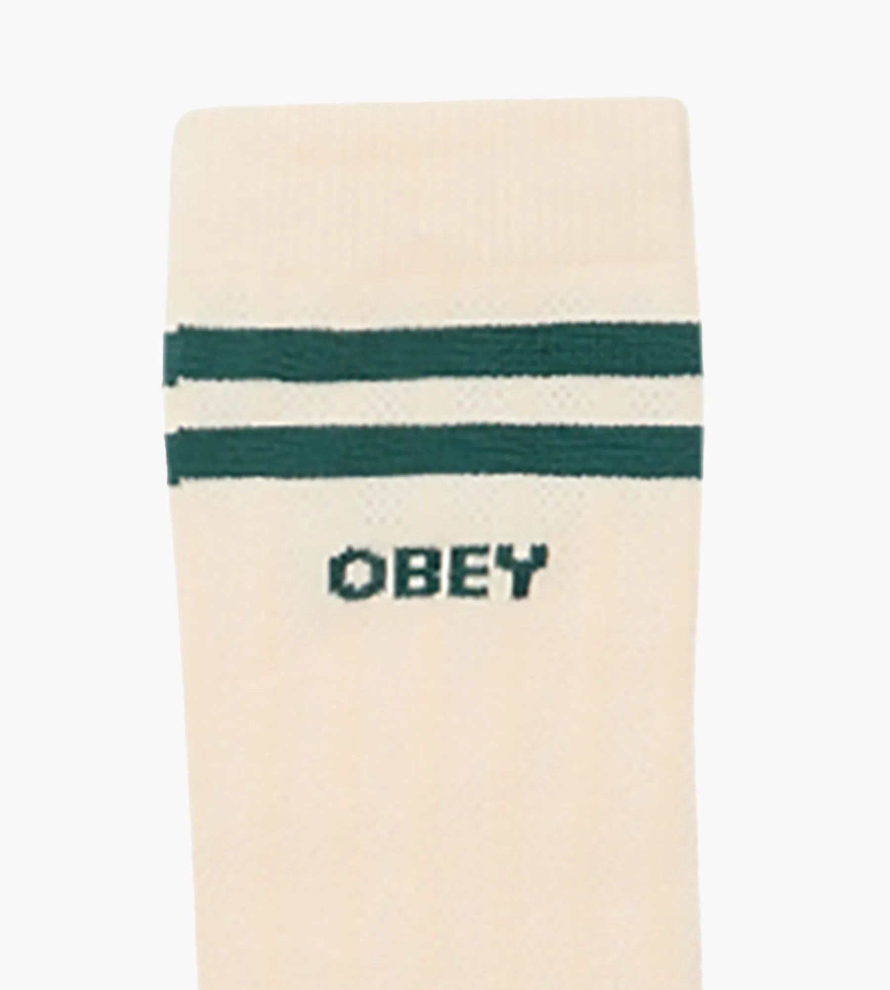 Obey Soccer Socks Unbleached Green