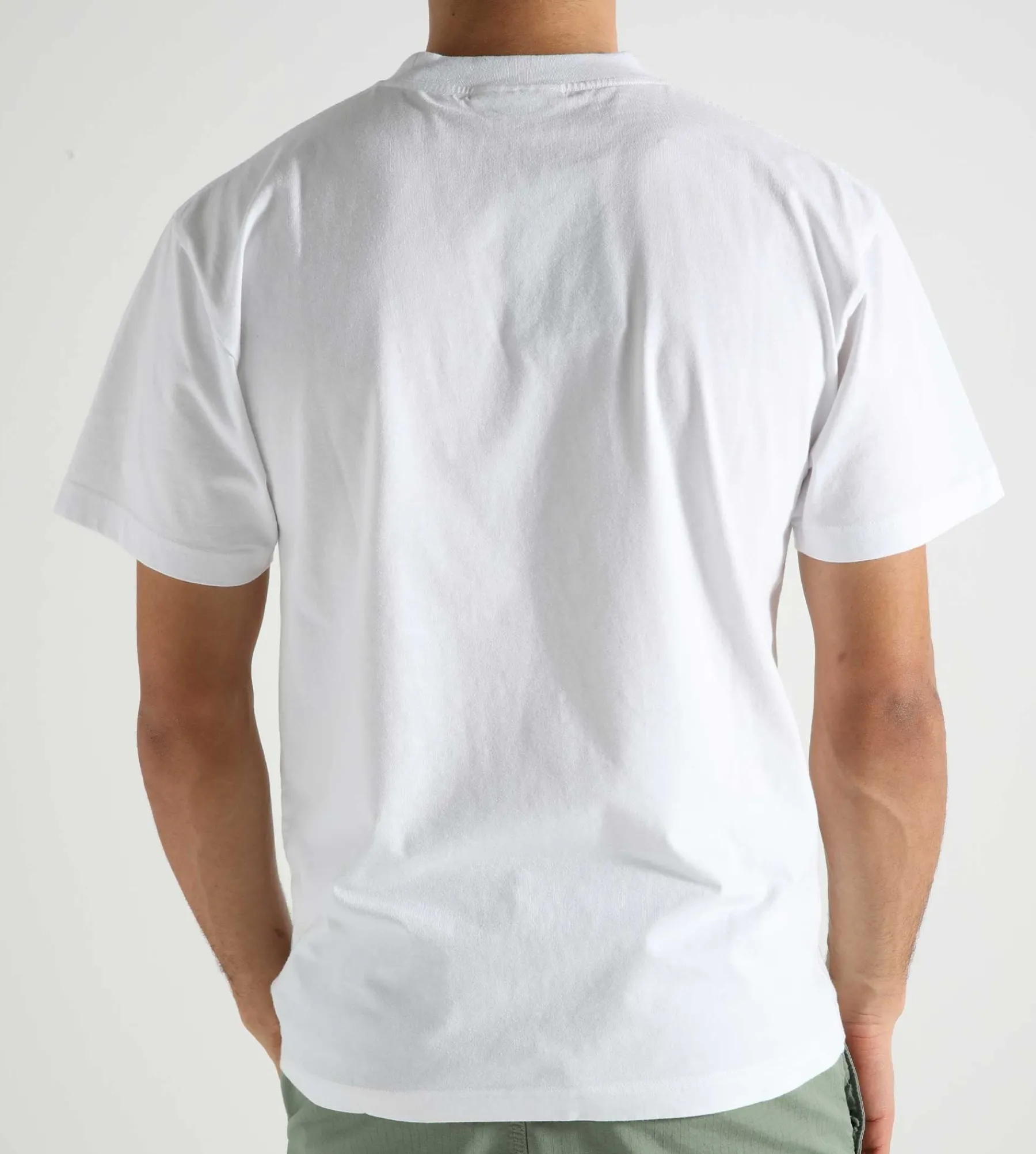 OLAF Block Tee Optical White