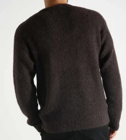 OLAF Chair Logo Crewneck Knit Brown